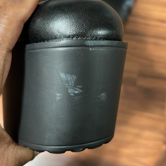 Women Round Toe Fashion Goth Chunky Platform Heel Ankle Boots size 8 - Picture 7 of 9